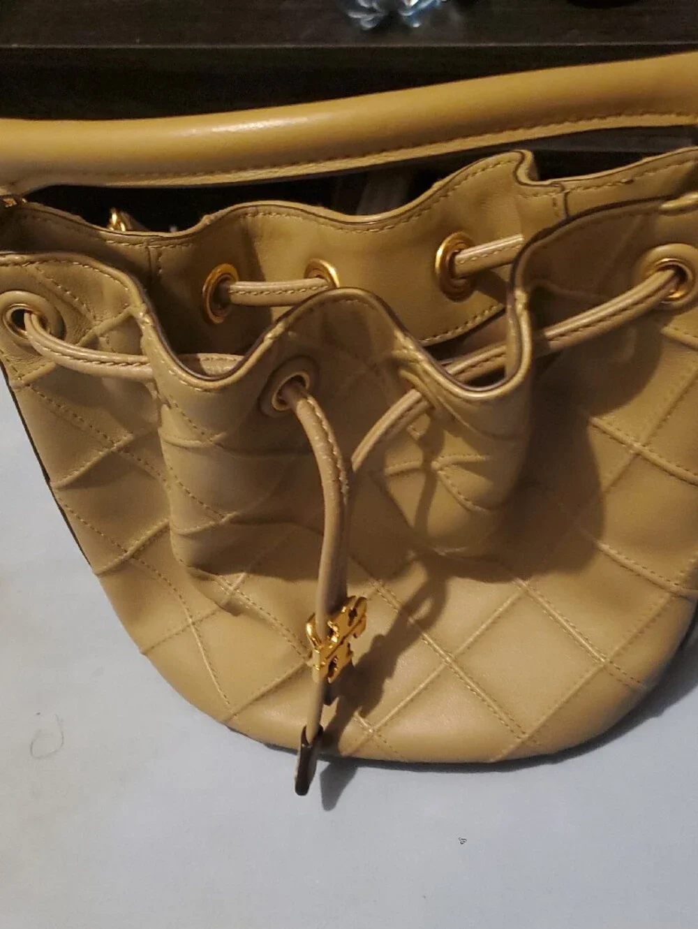 Tory Burch quilted leather